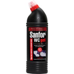 Чистящее средство "SANFOR WC" гель санитарно - гигиенический special black 1 л.(10)