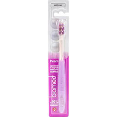 Зубная щетка "BIOMED" pearl white средняя 1 шт.(48)