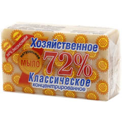 Мыло хозяйственное "АИСТ" 72% концентрированное в обертке 150 гр.(60)