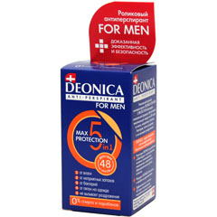 Дезодорант ролик антиперспирант "DEONICA" for men 5 protection 45 мл./11-487/./скидки не действуют/(6)
