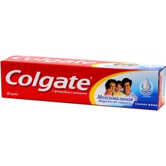 Зубная паста "COLGATE" защита от кариеса свежая мята 50 мл.(72)