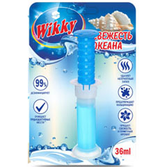 Чистящее средство "WIKKY" стик гелевый свежесть океана 36 мл./12 доз(72)