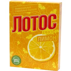 Стиральный порошок "ЛОТОС" PRO лимон 450 гр.(24)