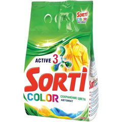 Стиральный порошок "SORTI" автомат колор 3000 гр.(4)