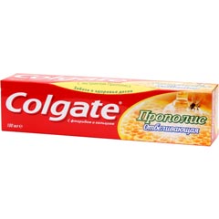 Зубная паста "COLGATE" прополис отбеливающая 100 мл/154 гр./скидки не действуют/(48)
