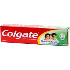 Зубная паста "COLGATE" защита от кариеса двойная мята 100 мл.(48)