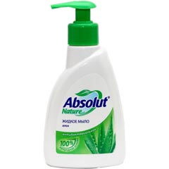 Мыло жидкое "ABSOLUT NATURE FITOGUARD" антибактериальное алоэ с диспенсером 250 гр.(15)