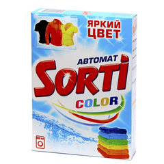 Стиральный порошок "SORTI" автомат колор 350 гр.(24)