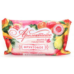 Мыло туалетное "АРОМАТНОЕ ФРУКТОВОЕ" в обертке 100 гр.(90)
