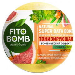 Пена для ванн "FITO BOMB" шипучая бомбочка тонизирующая 110 гр./скидки не действуют/(22)