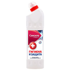 Чистящее средство "САНСИЛА" гель гигиена и защита с дезинфицирующим эффектом белый 750 гр.(10)