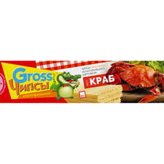 Чипсы "GROSS" краб 40 гр./в упаковке 25 шт./(25)