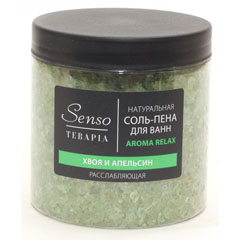 Соль-пена для ванн "SENSO TERAPIA" Aroma Relax расслабляющая 560 гр./скидки не действуют/(6)