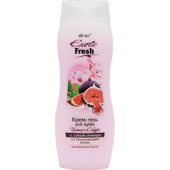 Гель для душа "ВIТЭКС EXOTIC FRESH" крем инжир и сакура 515 мл.(20)