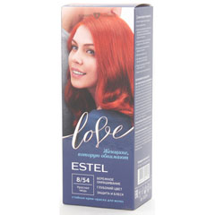 Краска для волос "ESTEL LOVE" 8/54 красная медь 1 шт.(10)