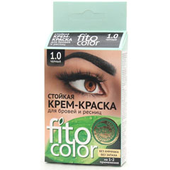 Краска для бровей и ресниц "FITOCOLOR" черная 2х2 мл.(24)