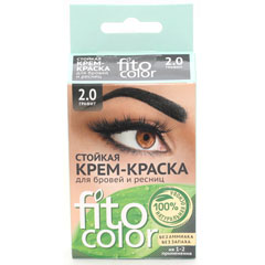 Краска для бровей и ресниц "FITOCOLOR" графит 2х2 мл.(24)