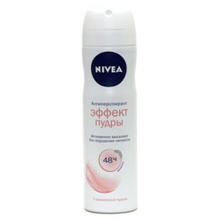 Дезодорант спрей антиперспирант "NIVEA" эффект пудры 150 мл.(6)