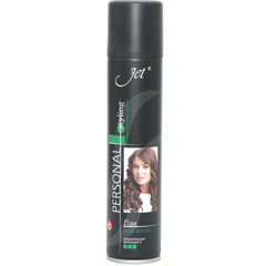 Лак для волос "JET" styling блеск и фиксация 190 мл.(24)