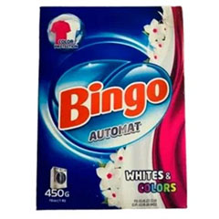 Стиральный порошок "BINGO" автомат Whites & Color 450 гр.(21)