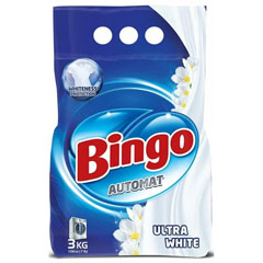 Стиральный порошок "BINGO" Whites/для белого 3 кг.(6)