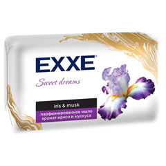 Мыло туалетное "EXXE" парфюмированное аромат ириса и мускуса 140 гр.(24)