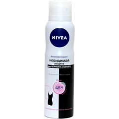 Дезодорант спрей антиперспирант "NIVEA" clear невидимая защита для черного и белого 150 мл.(6)