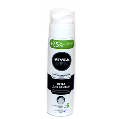Пена для бритья "NIVEA MEN" восстанавливающая для чувствительной кожи 200 мл.(12)