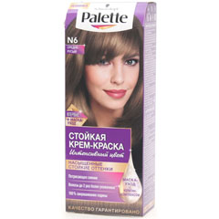 Краска для волос "PALETTE" N6 средне-русый 1 шт.(10)