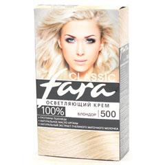 Краска для волос "FARA CLASSIC" 500 блондор 1 шт.(6)