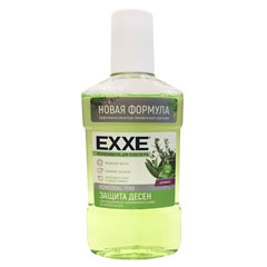 Ополаскиватель полости рта "EXXE" защита десен зеленый 250 мл.(12)