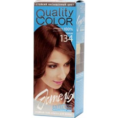 Краска-гель для волос "ESTEL QUALITY COLOR" 134 коньяк 1 шт./скидки не действуют/(20)