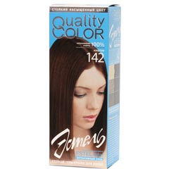 Краска-гель для волос "ESTEL QUALITY COLOR. ЦВЕТЕЛЬ" 142 каштан 1 шт.(20)