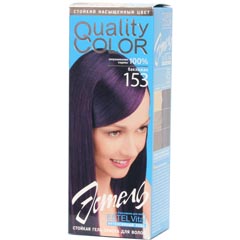 Краска-гель для волос "ESTEL QUALITY COLOR" 153 баклажан 1 шт./скидки не действуют/(20)