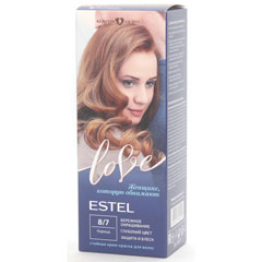 Краска для волос "ESTEL LOVE" 8/7 корица 1 шт.(10)