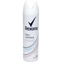 Дезодорант спрей антиперспирант "REXONA" без запаха 150 мл./скидки не действуют/(6)