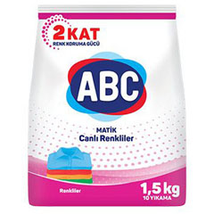 Стиральный порошок "ABC" колор для цветного белья 1,5 кг.(12)