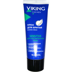 Крем для бритья "VIKING" sensitive для чувствительной кожи 75 мл.(12)