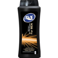 Шампунь "AVE" 2 в 1 гель для душа мужской чистый комфорт 400 мл.(12)