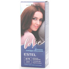 Краска для волос "ESTEL LOVE" 6/74 темный каштан 1 шт.(10)