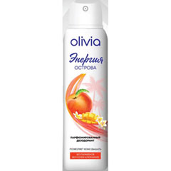 Дезодорант спрей "OLIVIA" Энергия острова 150 мл.(12)
