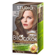 Краска для волос "BIOCOLOR" тон 7,1 пепельно-русый 1 шт./скидки не действуют/(12)