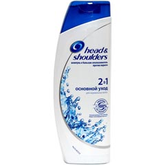 Шампунь "HEAD & SHOULDERS" 2 в 1 основной уход 400 мл.(6)