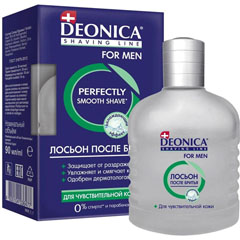 Лосьон после бритья "DEONICA FOR MEN" для чувствительной кожи 90 мл.(6)