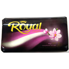 Мыло-крем "ROYAL" роза/розовый 90 гр./скидки не действуют/(72)