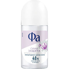 Дезодорант ролик антиперспирант "FA" Dry Protect нежность хлопка 50 мл.(6)