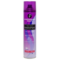 Лак для волос "PROFESSIONAL TOUCH MULTI VITAMINS" с витамином В5 экстра сильной фиксации 265 мл.(12)