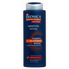 Шампунь "DEONICA FOR MEN" защита от потери волос 380 мл /11-411/./скидки не действуют/(6)