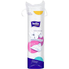 Подушечки косметические "BELLA" круглые 100 шт.(35)